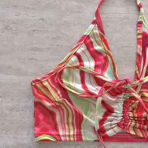 Halter neck tank top